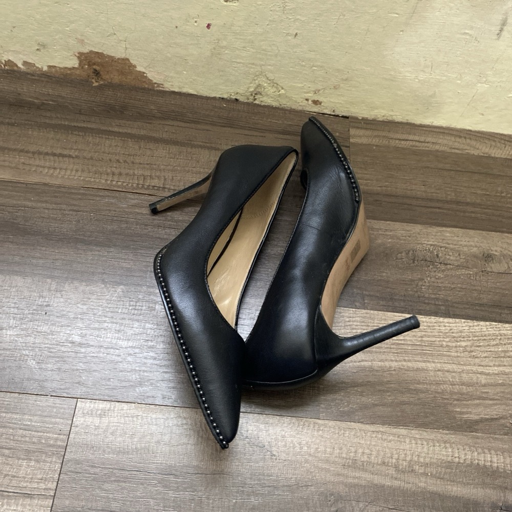 Coach Women's Jackie Leather Pump 8  Black G5264 - Picture 3 of 11